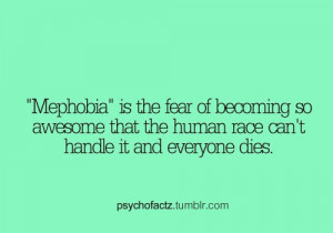 awesome, fear, funny, phobia
