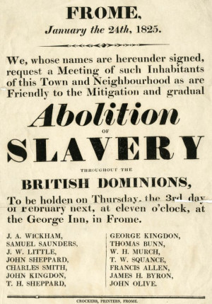 Abolition of Slavery: morality > economy ?