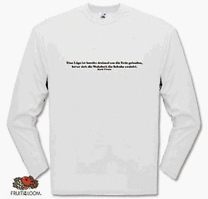 Lie-ist-already-three-times-Mark-Twain-Quote-Longsleeve-T-Shirt-S ...