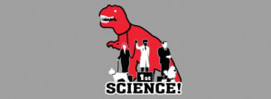 Funny Science Dinosaur Trex facebook profile cover