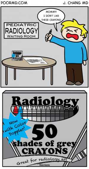 Radiology Comic: 50 Shades of Grey (Radiology Style)