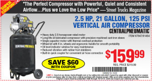 vertical compressor coupon - street trucks quote