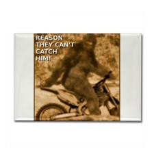 Sasquatch Bigfoot Big Foot Dirt Bike Funny T-Shirt for