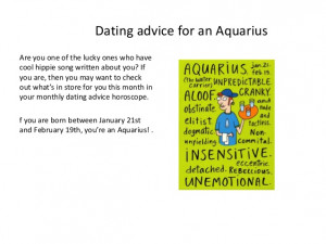 aquarius dating a capricorn
