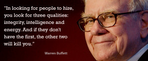 Warren Buffett speaks on integrity