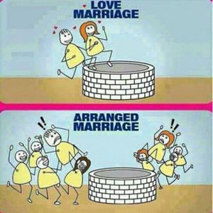 Love Marriage VS Arranged Marriage Funny Images for WhatsApp – Funny ...