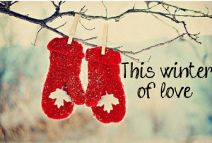 christmas, cute, love, pretty, quote, quotes, winter, winter of love