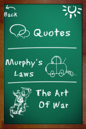 Quotes, Murphy`s Laws and Art of War HD 1.0