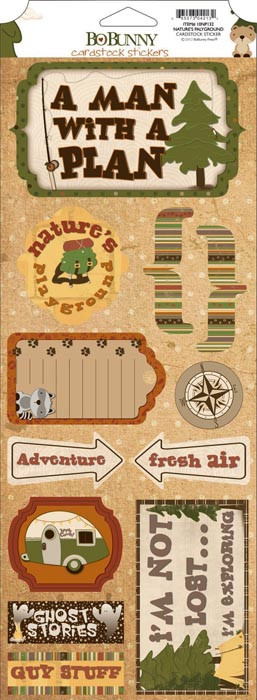 ... - Camp-A-Lot Collection - Cardstock Stickers - Nature's Playground