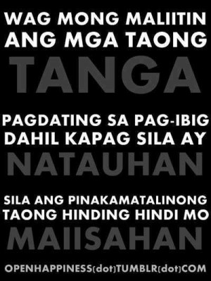 Love Quotes Tagalog Para Sa Crush Tumblr