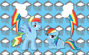 MLP Rainbow Blitz and Rainbow Dash