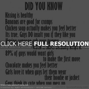 Cute Kiss Quotes Chocolates kisses cute