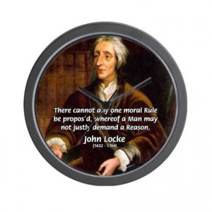 Gifts > Living Room > Philosophy John Locke Wall Clock