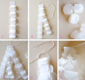 come realizzare un pompon con la carta velina video tutorial