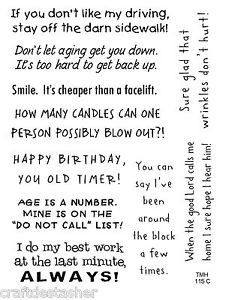 115-C-Funny-Old-Age-Talk-Wrinkles-Birthday-Sayings-Stamps-Lot-Sheet-10 ...