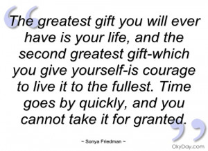 The Greatest Gift You Will