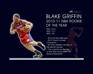 Blake Griffin Rookie of the Year Wallpaper