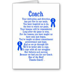Smart Deals for Coach Thank You Card Coach Thank You Card Yes I can ...
