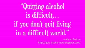 Why it is DIFFICULT to Quit Drinking Alcohol