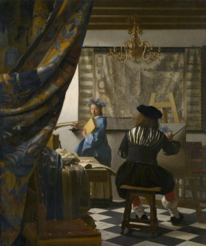 Il pittore nello stduio, Johannes Vermeer