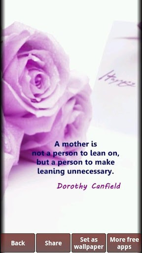 View bigger - Beautiful Quotes Mother's Day for Android screenshot