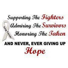 ... hope in the battle against lung cancer... A network of hope and action