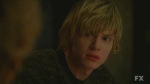 langdon evan peters distant tate langdon is a main character images ...