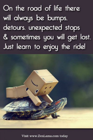 ... stops & sometimes you will get lost. Just learn to enjoy the ride