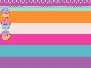 Cupcakes Custom Twitter Backgrounds
