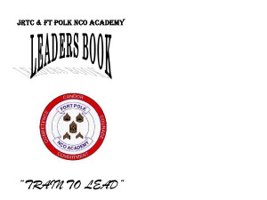 NCO Leaders Book Template