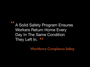safety quote from workforce compliance safety