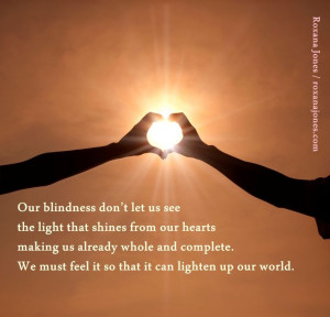 Inspirational quote: Blindness