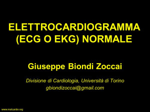 www.metcardio.org ELETTROCARDIOGRAMMA (ECG O EKG) NORMALE Giuseppe ...