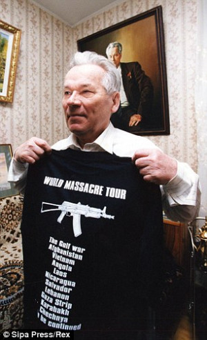 Legacy of death: Mikhail Kalashnikov celebrating the 50th anniversary ...