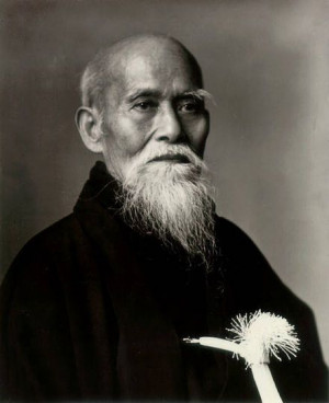 ... martial artist and founder of the Japanese martial art of aikido