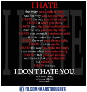 quotes about love and hate relationships