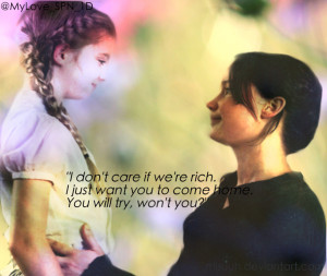 Primrose and Katniss Everdeen by Misuuh
