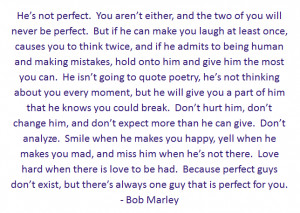 Bob Marley Quotes He May Not Be Perfect