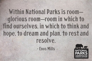 Enos Mills on our National Parks