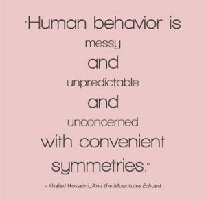 In Chapter 8 Markos describes human behavior as messy and ...