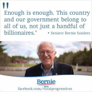 Enough is enough. This country and our government belong to all of us ...