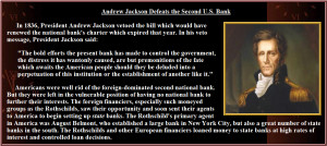 Andrew Jackson on Banks