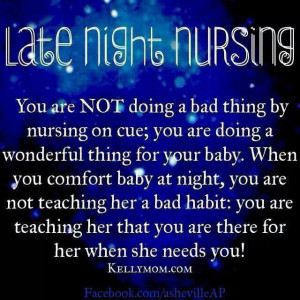 Late night nursing