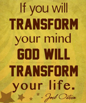 Joel Osteen On Positive Thinking Quotes