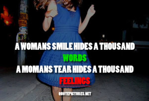 prev a womans smile hides a thousand words a womans tear hids a ...