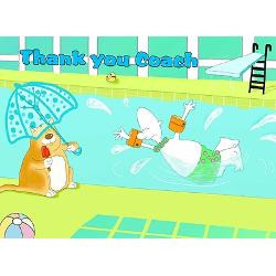 thank_you_coach_swimming_greeting_card.jpg?height=250&width=250 ...