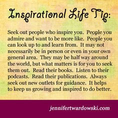 out #people who #inspire you. For daily tips, visit: http://facebook ...