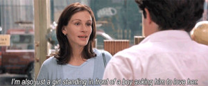 Notting Hill (1999) Quote (About alone, gif, lonely, love, single ...