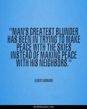 Elbert Hubbard Quotes | noblequotes.com/