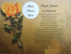 ... in heaven memorial poem gift for loss of loved one in loving memory